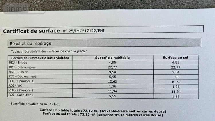 Maison a vendre La Suze-sur-Sarthe 72210 Sarthe 73 m2 3 pièces 152000 euros