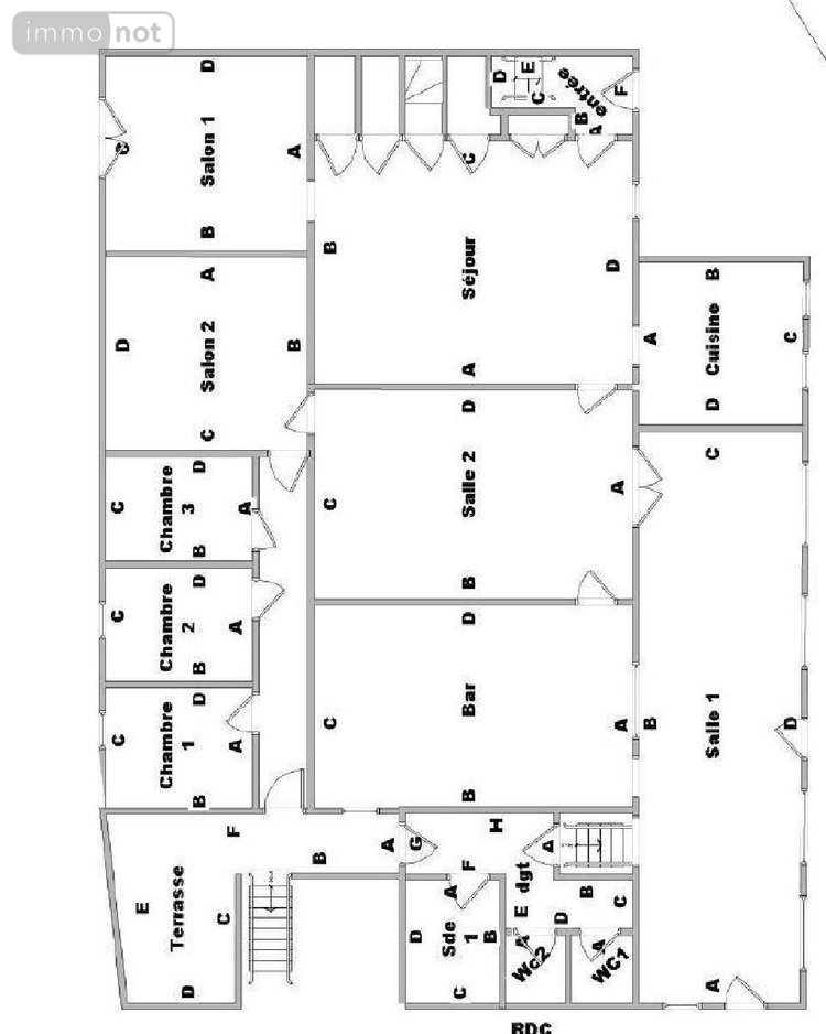 Maison a vendre Étrochey 21400 Côte-d'Or 306 m2 20 pièces 139000 euros
