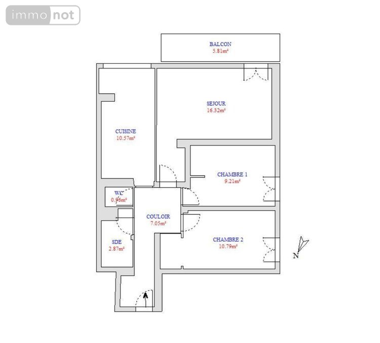 Appartement a vendre Marseille 8e Arrondissement 13008 Bouches-du-Rhône 58 m2 3 pièces 178000 euros