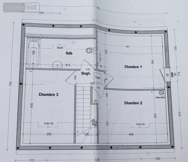 Maison a vendre Allaire 56350 Morbihan 74 m2 4 pièces 163400 euros