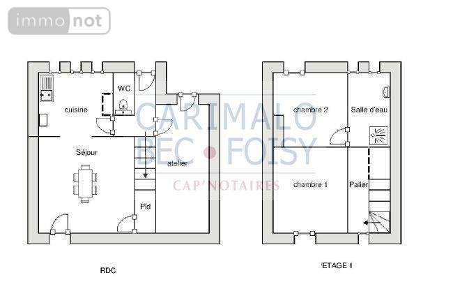 Maison a vendre Cloyes-les-Trois-Rivières 28220 Eure-et-Loir 50 m2 3 pièces 61000 euros