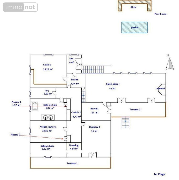 Maison a vendre Aix-en-Provence 13090 Bouches-du-Rhône 241 m2 7 pièces 1465000 euros