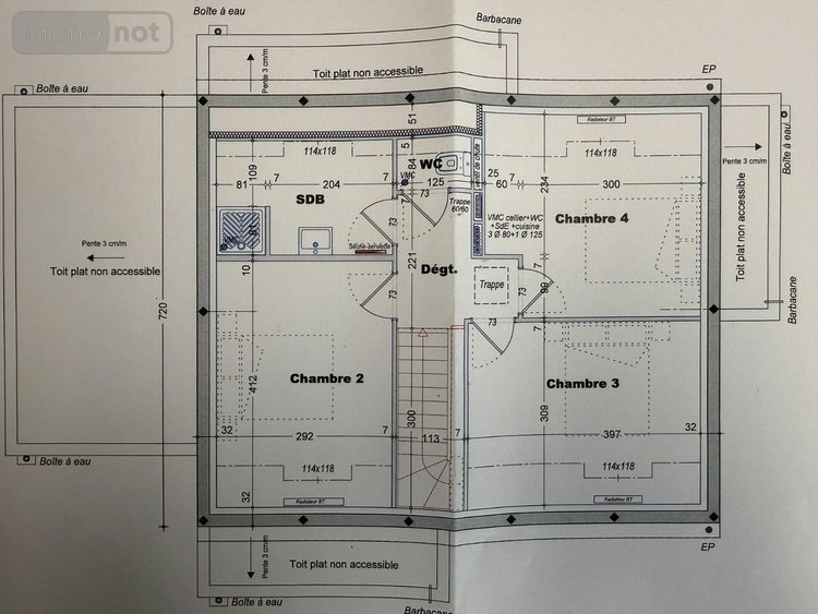 Maison a vendre Ploudalmézeau 29830 Finistère 101 m2 5 pièces 291050 euros