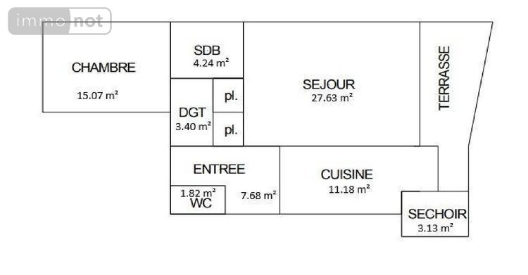 Appartement a vendre Biarritz 64200 Pyrénées-Atlantiques 71 m2 2 pièces 444000 euros