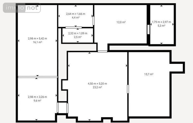 Maison a vendre Maël-Carhaix 22340 Côtes-d'Armor 113 m2 5 pièces 145000 euros