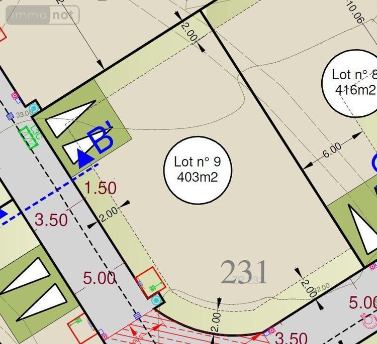 Terrain a batir a vendre Saint-Erblon 35230 Ille-et-Vilaine 473 m2  115890 euros