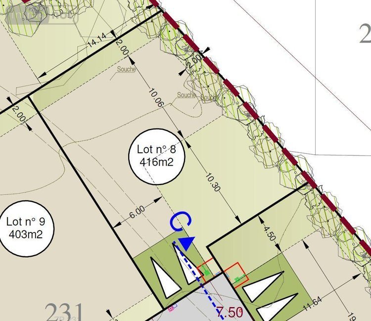 Terrain a batir a vendre Saint-Erblon 35230 Ille-et-Vilaine 473 m2  115890 euros