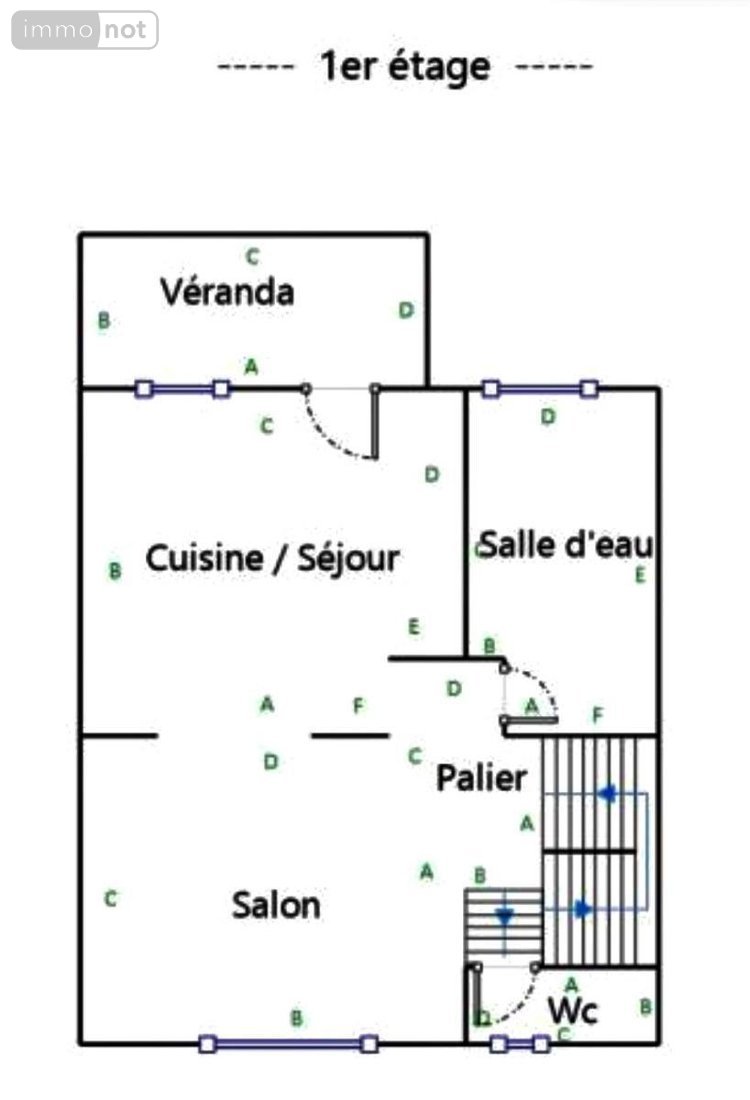 Maison a vendre Tours 37000 Indre-et-Loire 91 m2 5 pièces 304900 euros