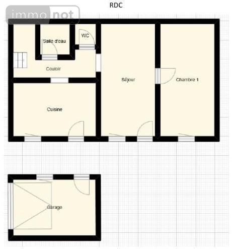 Maison a vendre La Guerche-de-Bretagne 35130 Ille-et-Vilaine 61 m2 3 pièces 49000 euros