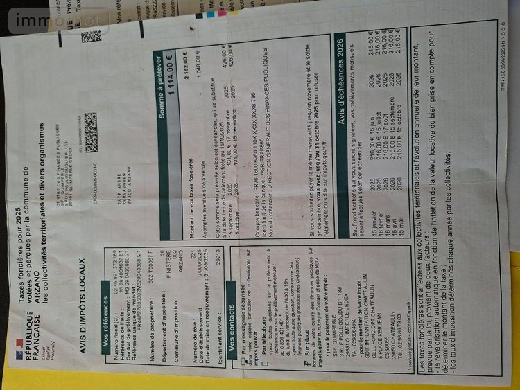 Maison a vendre Arzano 29300 Finistère 160 m2  348065 euros