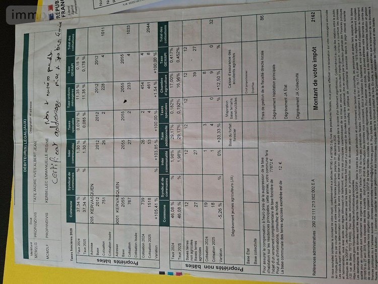 Maison a vendre Arzano 29300 Finistère 160 m2  348065 euros