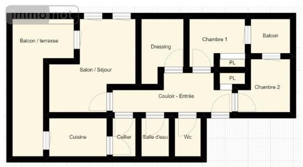 Appartement a vendre Vannes 56000 Morbihan 85 m2 3 pièces 440160 euros