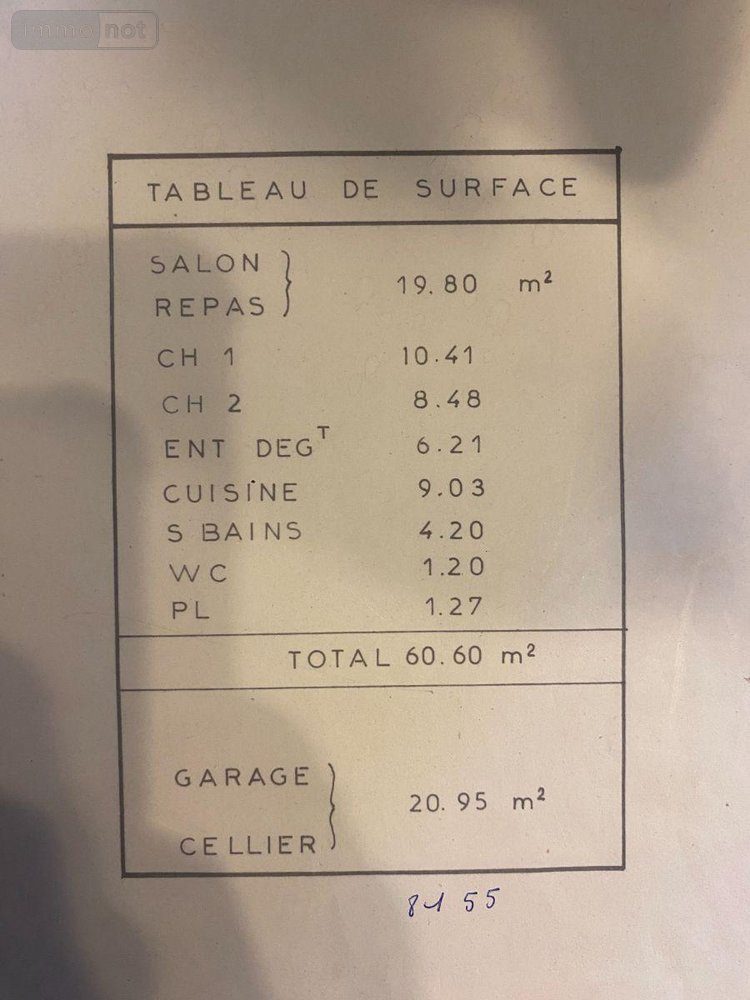 Maison a vendre Buzançais 36500 Indre 61 m2  107200 euros