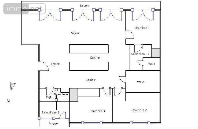 Appartement a vendre Marseille 8e Arrondissement 13008 Bouches-du-Rhône 116 m2 4 pièces 760000 euros