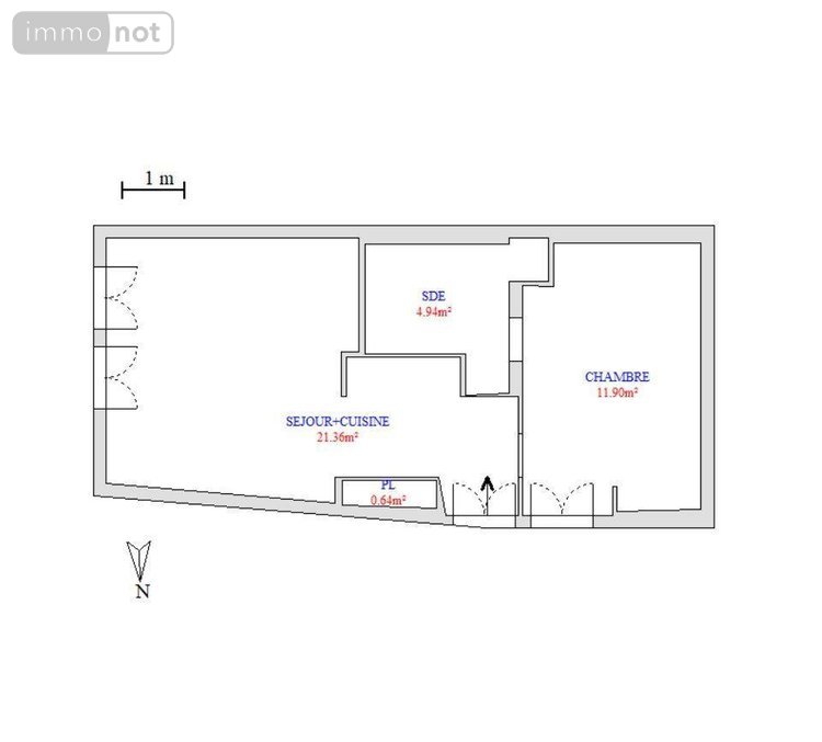 Appartement a vendre Marseille 2e Arrondissement 13002 Bouches-du-Rhône 39 m2 2 pièces 198000 euros