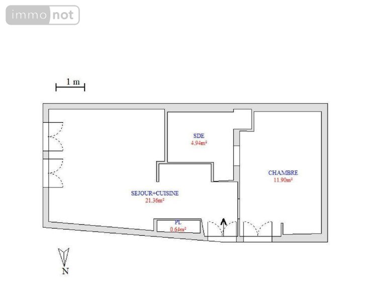 Appartement a vendre Marseille 2e Arrondissement 13002 Bouches-du-Rhône 39 m2 2 pièces 198000 euros