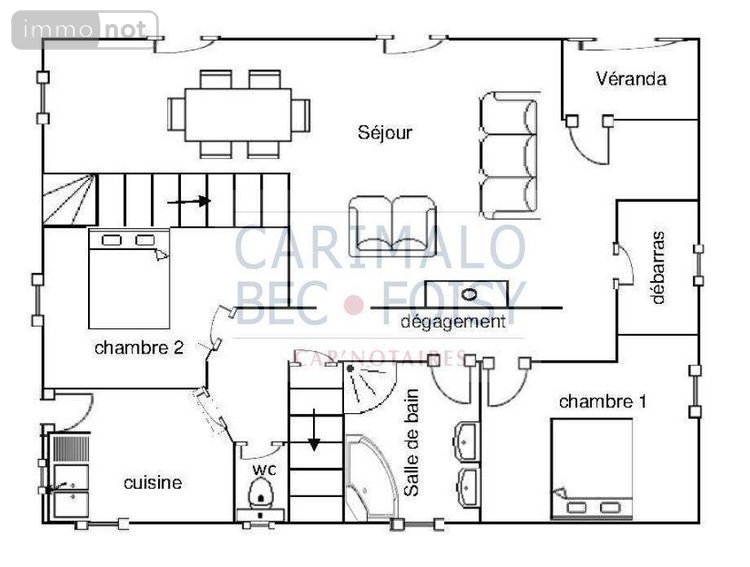 Maison a vendre La Chapelle-du-Noyer 28200 Eure-et-Loir 140 m2 6 pièces 259700 euros