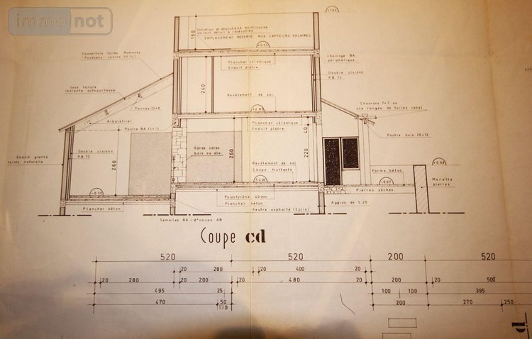 Maison a vendre Villefranche-de-Rouergue 12200 Aveyron 247 m2 7 pièces 313200 euros