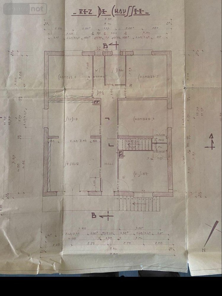 Maison a vendre Paray-le-Monial 71600 Saône-et-Loire 87 m2 5 pièces 163040 euros