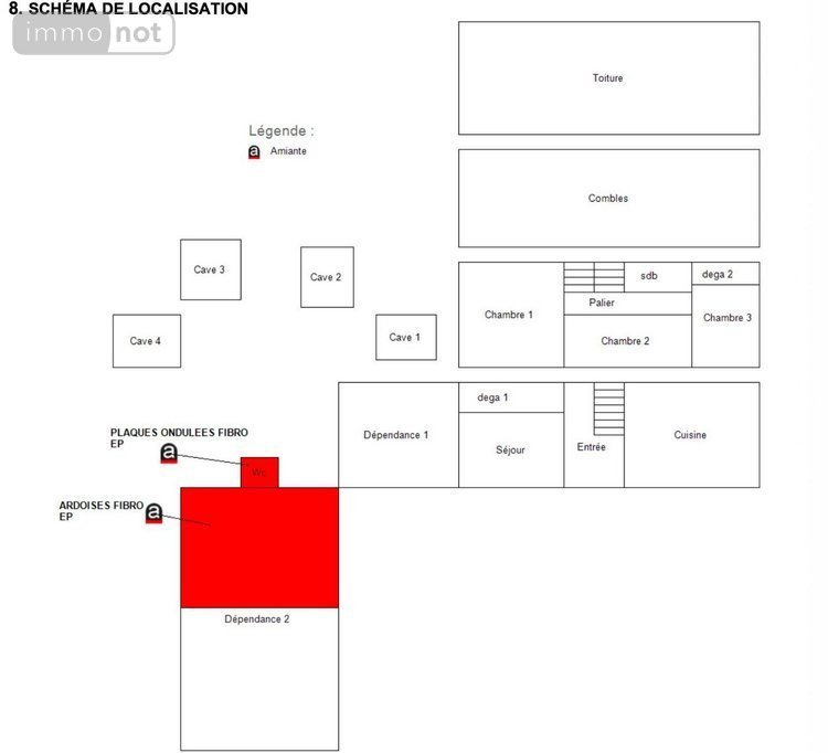 propriete a vendre Chinon 37500 Indre-et-Loire 140 m2 6 pièces 128800 euros