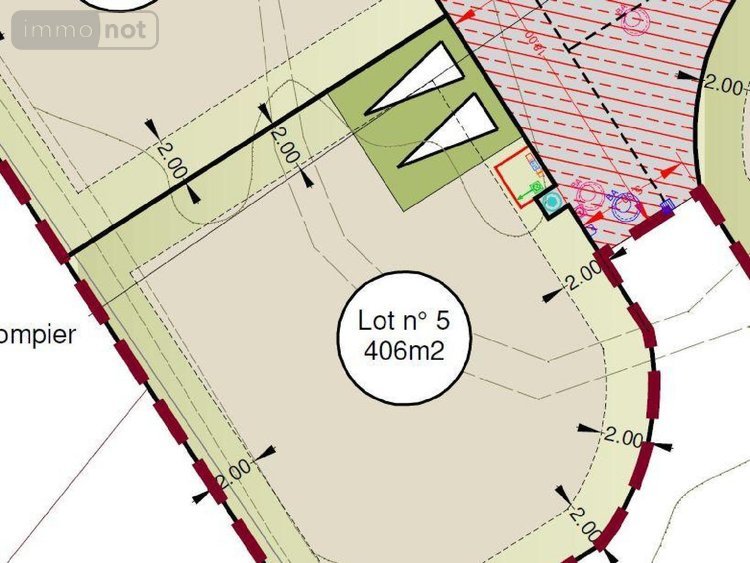 Terrain a batir a vendre Saint-Erblon 35230 Ille-et-Vilaine 473 m2  105600 euros