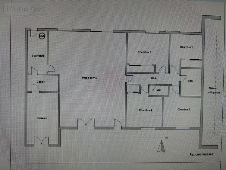 Maison a vendre Saint-Laurent-de-la-Plaine 49290 Maine-et-Loire 122 m2 5 pièces 211800 euros