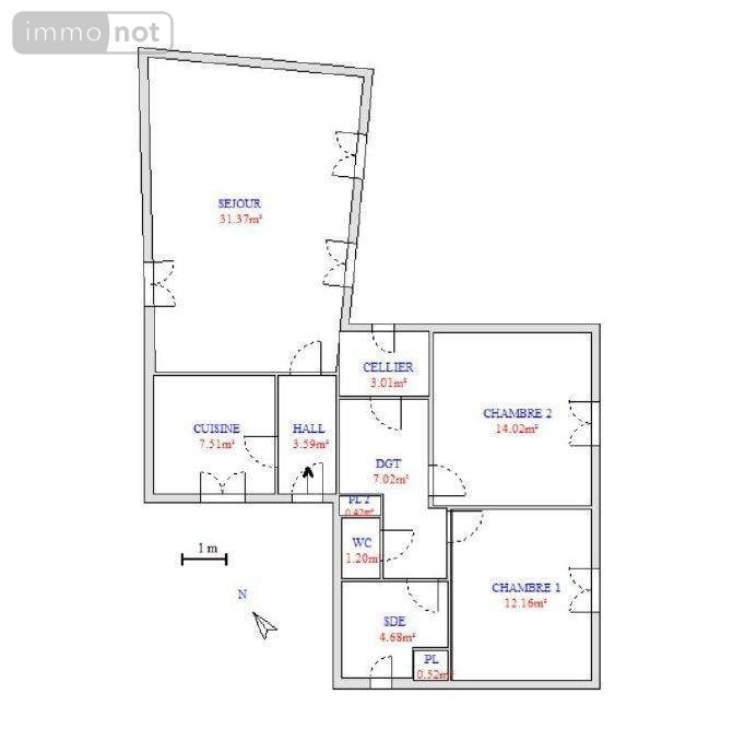 Maison a vendre Marseille 16e Arrondissement 13016 Bouches-du-Rhône 85 m2 3 pièces 310000 euros