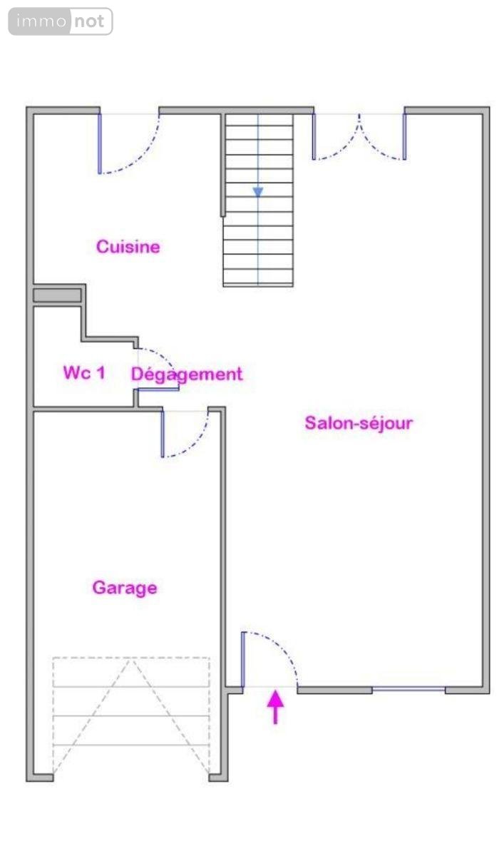 Maison a vendre Arnage 72230 Sarthe 84 m2  173250 euros