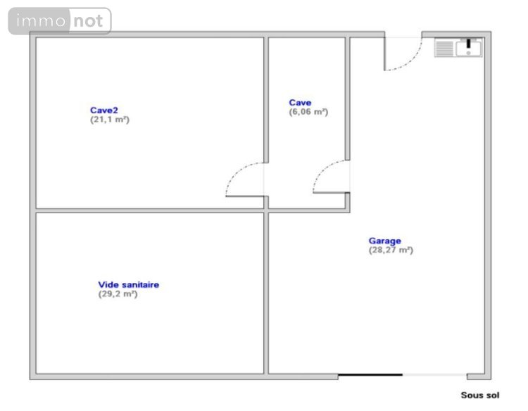 Maison a vendre Le Mans 72000 Sarthe 75 m2  157500 euros