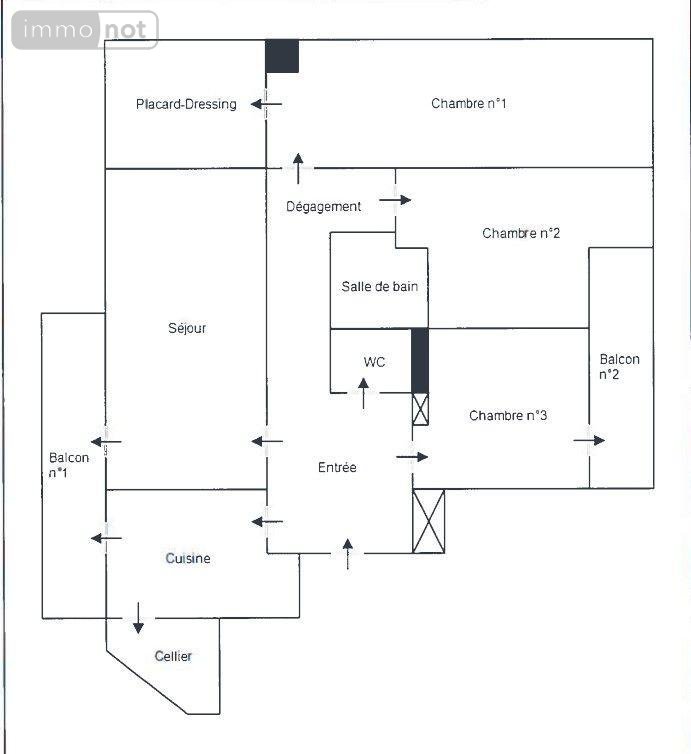 Appartement a vendre Troyes 10000 Aube 87 m2 5 pièces 129000 euros