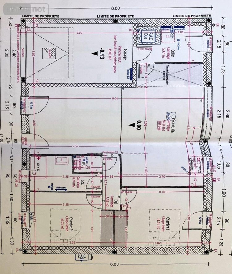 Maison a vendre Arnage 72230 Sarthe 73 m2 4 pièces 220500 euros