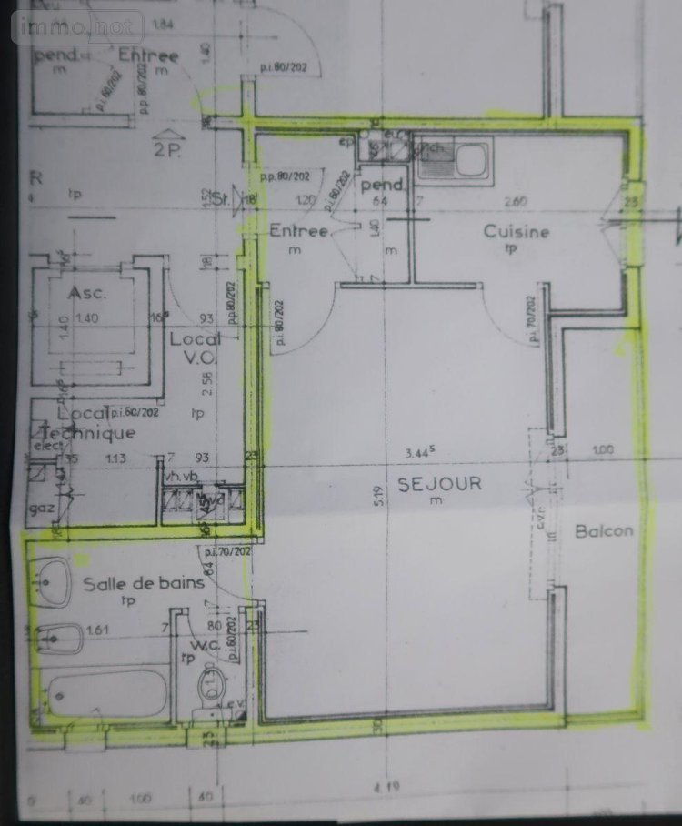 Appartement a vendre Châtellerault 86100 Vienne 31 m2 1 pièce 39000 euros
