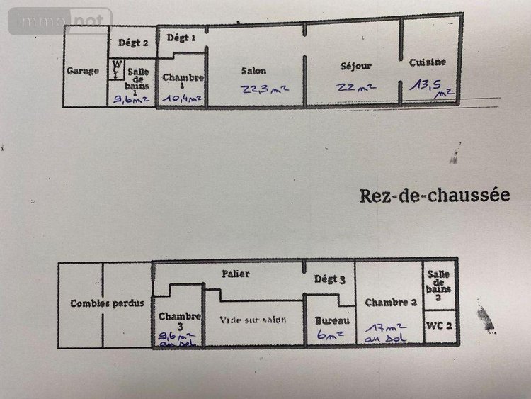 Maison a vendre Villedieu-sur-Indre 36320 Indre 126 m2 5 pièces 139000 euros