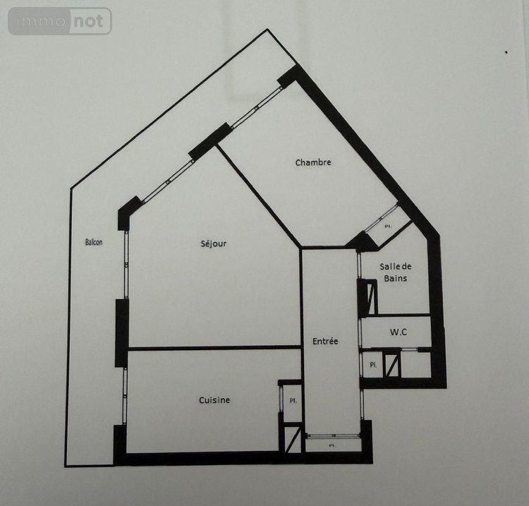 Appartement a vendre Chambéry 73000 Savoie 55 m2 2 pièces 165000 euros