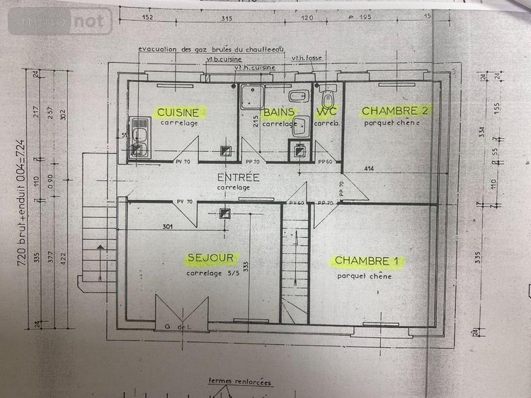 Maison a vendre Buzançais 36500 Indre 55 m2 3 pièces 101900 euros
