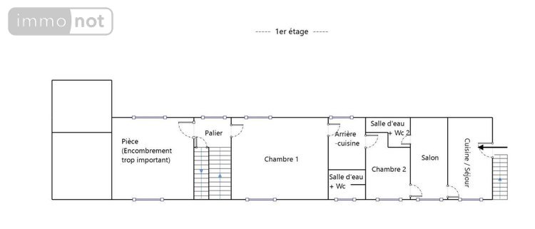 Immeuble a vendre Chinon 37500 Indre-et-Loire 500 m2  399200 euros