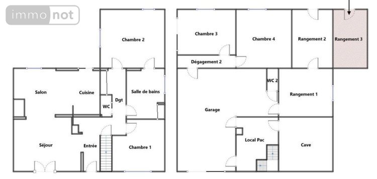 Maison a vendre Moncé-en-Belin 72230 Sarthe 108 m2  215250 euros