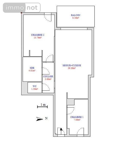 Appartement a vendre Marseille 8e Arrondissement 13008 Bouches-du-Rhône 60 m2 3 pièces 295000 euros
