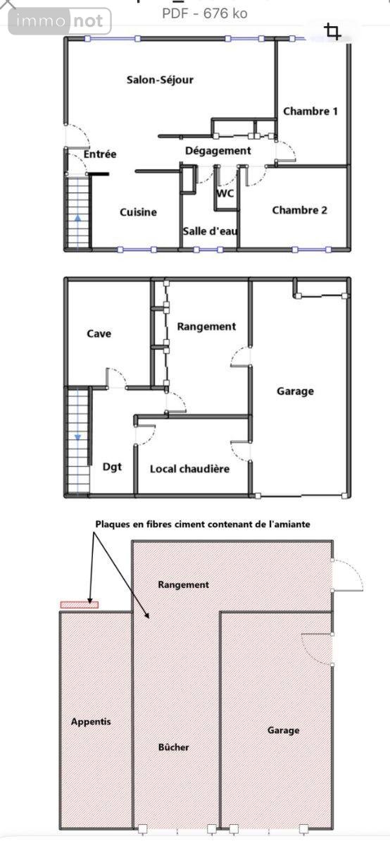 Maison a vendre Roëzé sur Sarthe 72210 Sarthe 71 m2 6 pièces 162750 euros