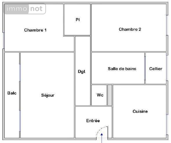 Appartement a vendre Brest 29200 Finistère 78 m2 3 pièces 96470 euros